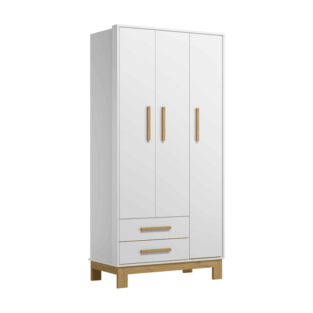 4340 | Guarda Roupa 03 Portas E 02 Gavetas Linha Fantasia