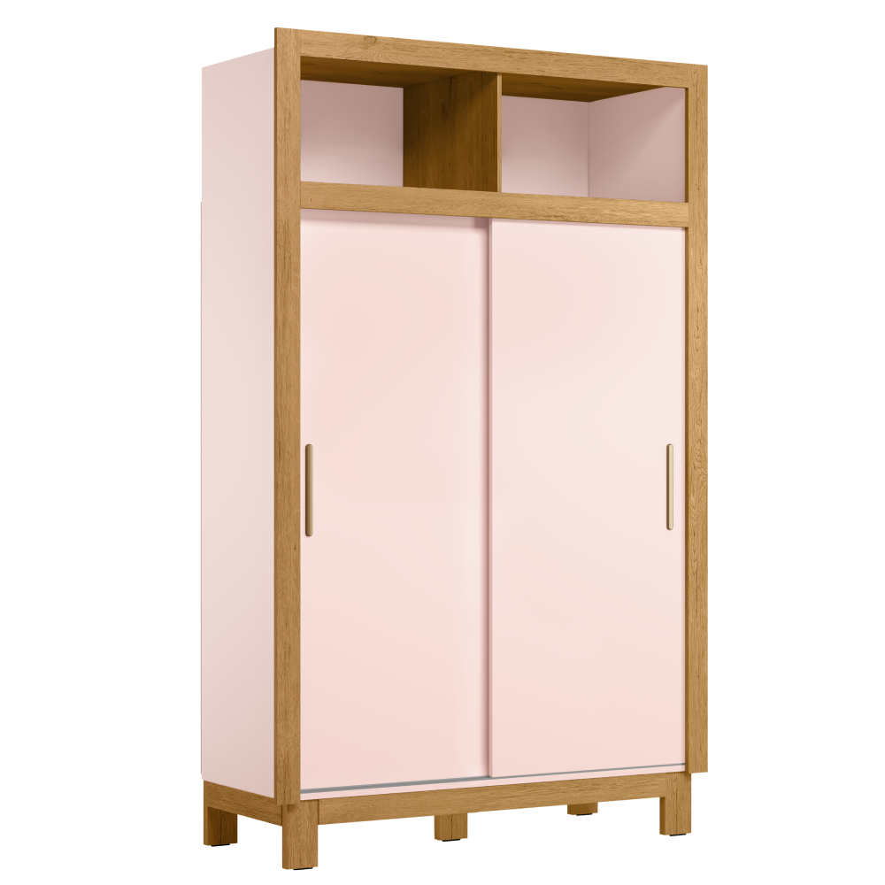 5085 | Guarda Roupa 2 Portas de Correr - Linha Flora<br><br>