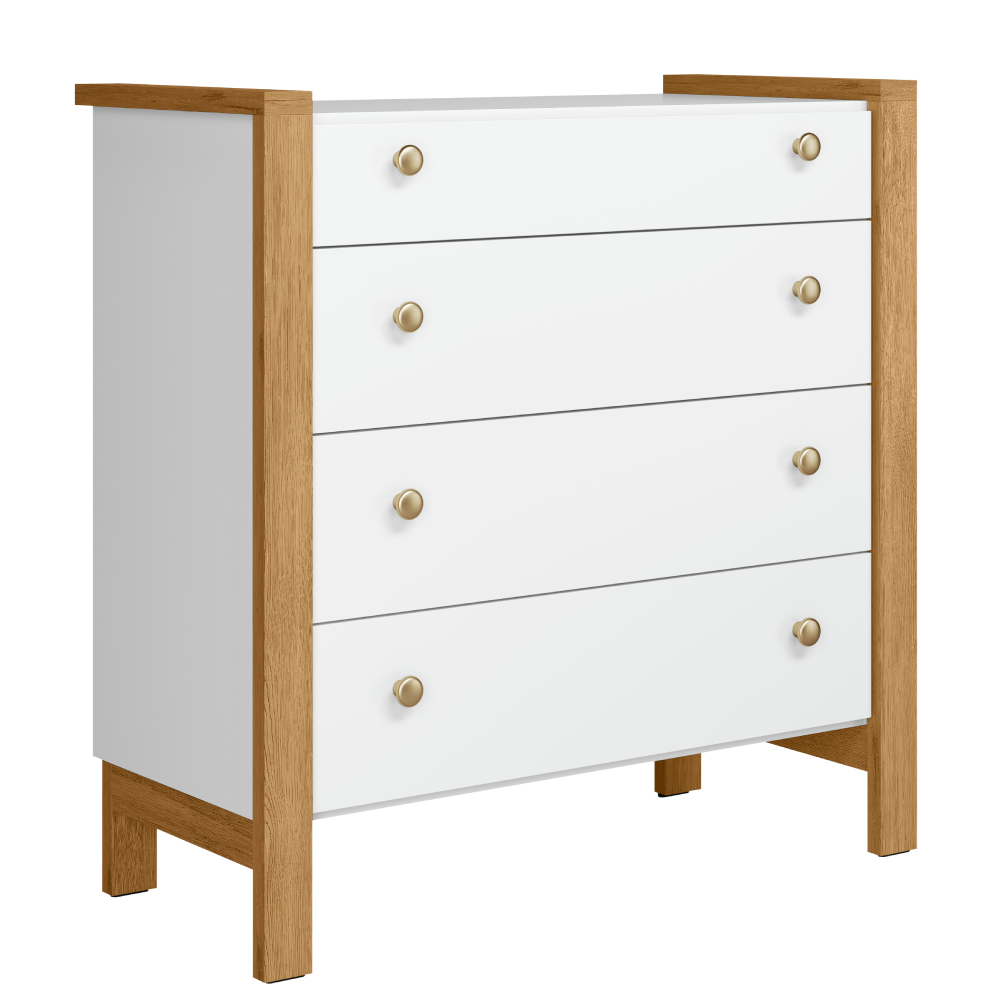 5135 | Cômoda 4 Gavetas - Linha Flora<br><br><br>