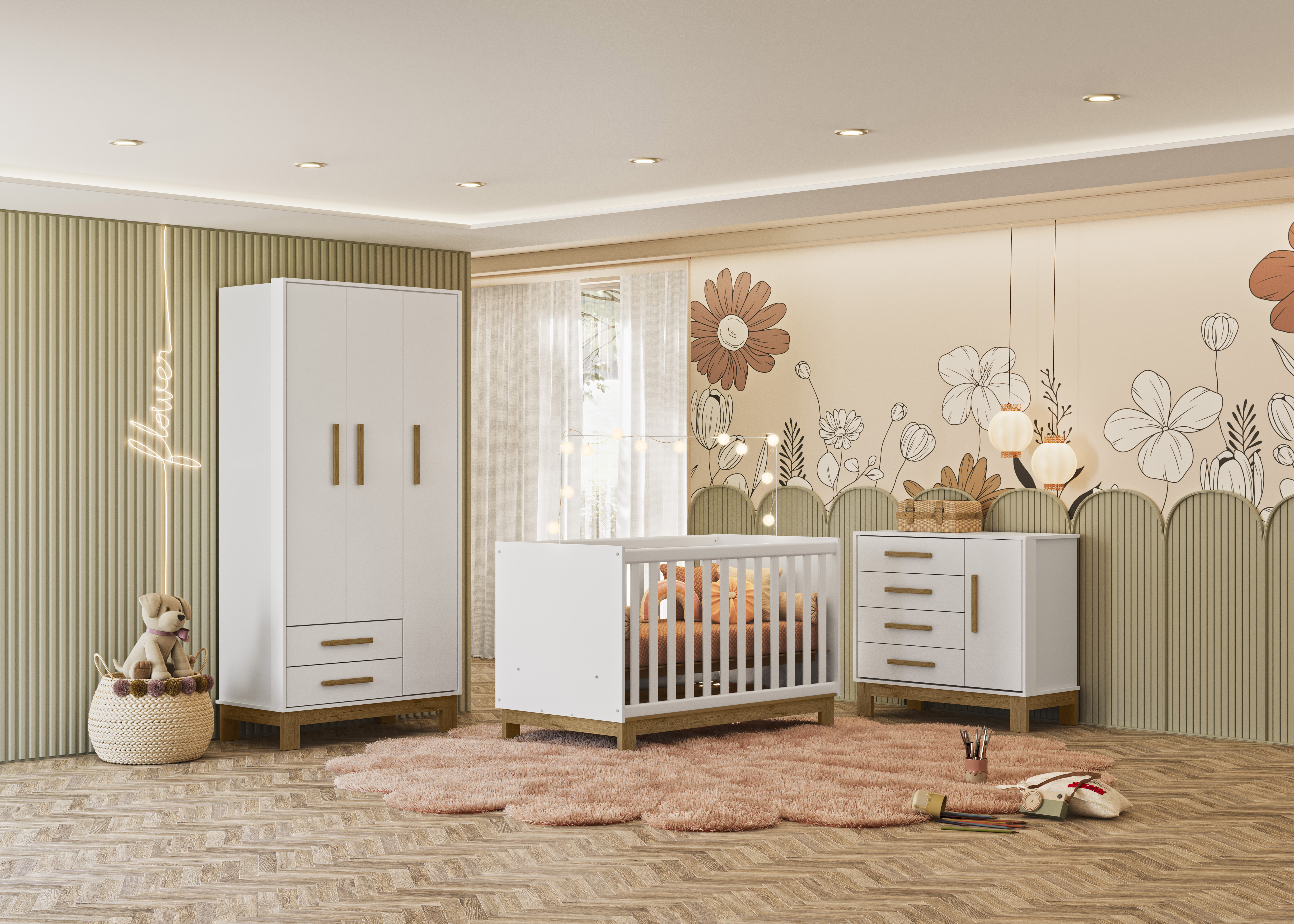 Qmovi - Linha Q Encanto Slim - 4315+4340+4355 - Branco - Amb