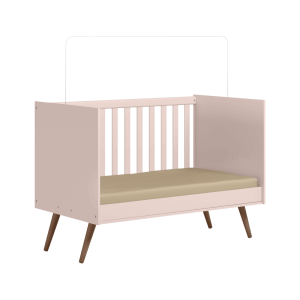 3820 - Berço Mini Cama - Rosa